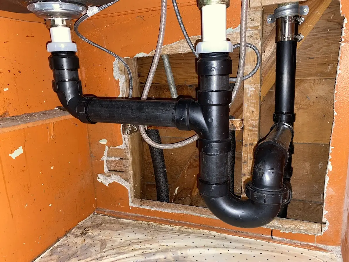 Professional Bathroom Installation equipment and tools on the job in Sauk Rapids